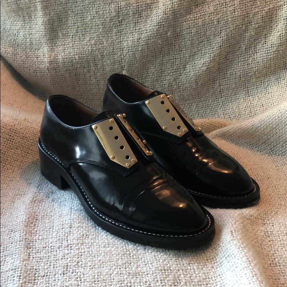 Sandro Patent Leather Loafers